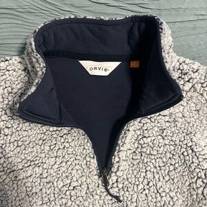 Orvis Charcoal Sherpa Fleece Pullover